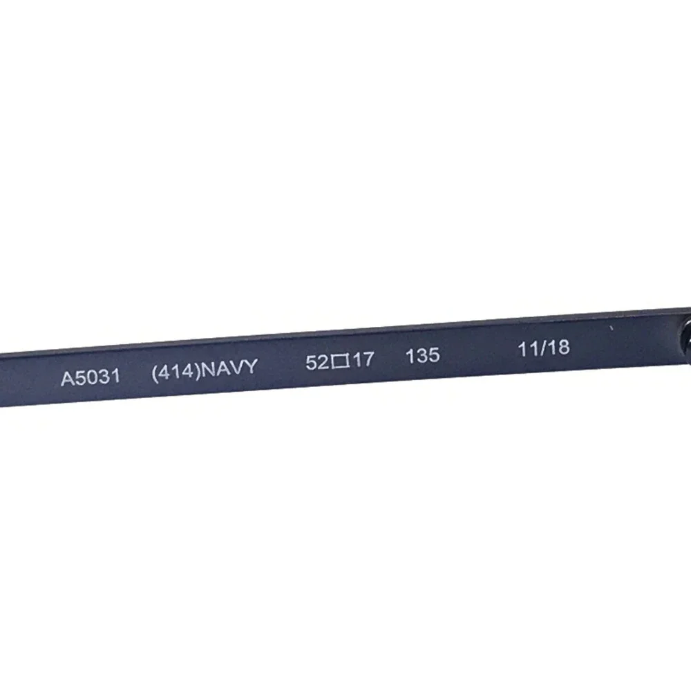 Altair Evolution Eyeglasses Frames A5031 414 NAVY Blue Round Full Rim 52-17-135